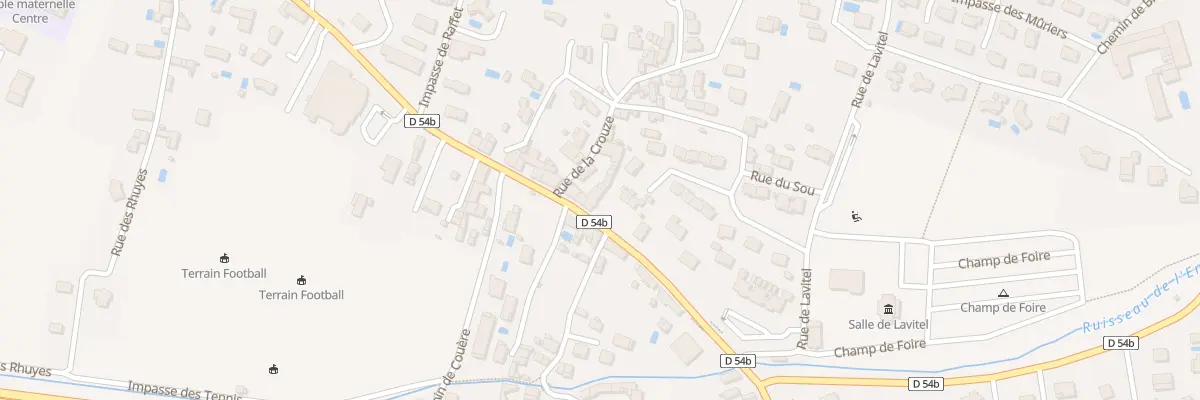 Plan du 415 Rue de Lavaizin à Ruy-Montceau
