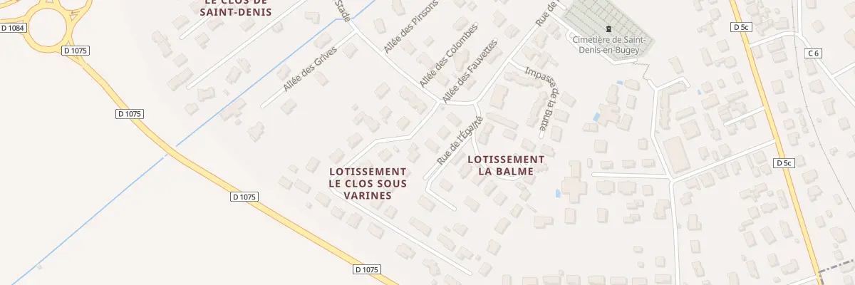 Plan du 16 Rue de L Egalite à Saint-Denis-en-Bugey