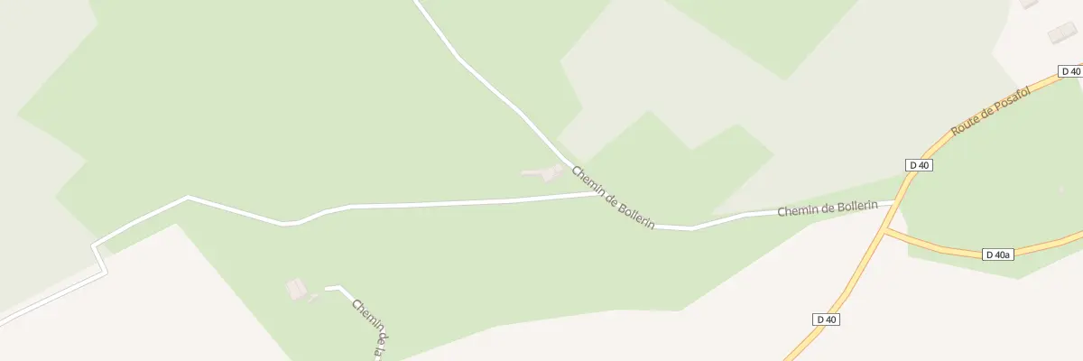 Plan du 309 Che de Bollerin à Lagnieu