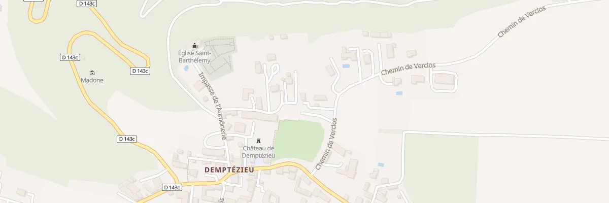 Plan du 127 Che de Verclos à Saint-Savin