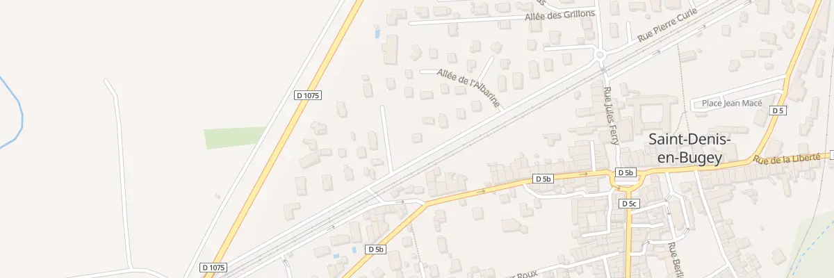 Plan du 20 Av Saint Exupery à Saint-Denis-en-Bugey