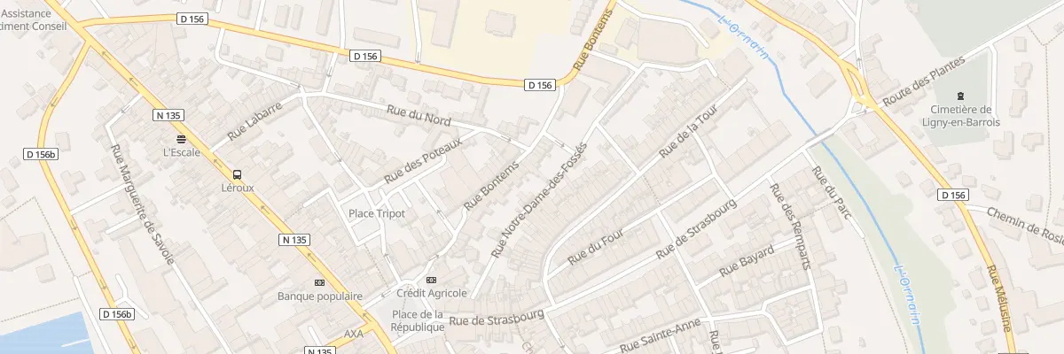 Plan du 36 Rue Bontems à Ligny-en-Barrois