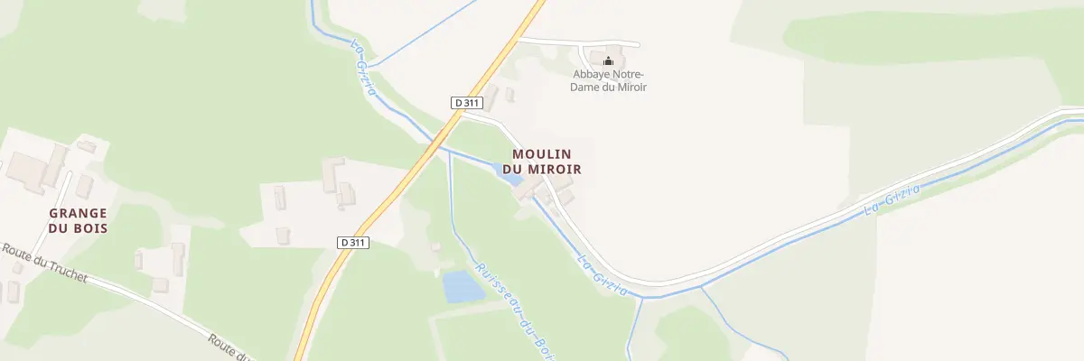 Plan du 90 Che de la Prairie au Miroir