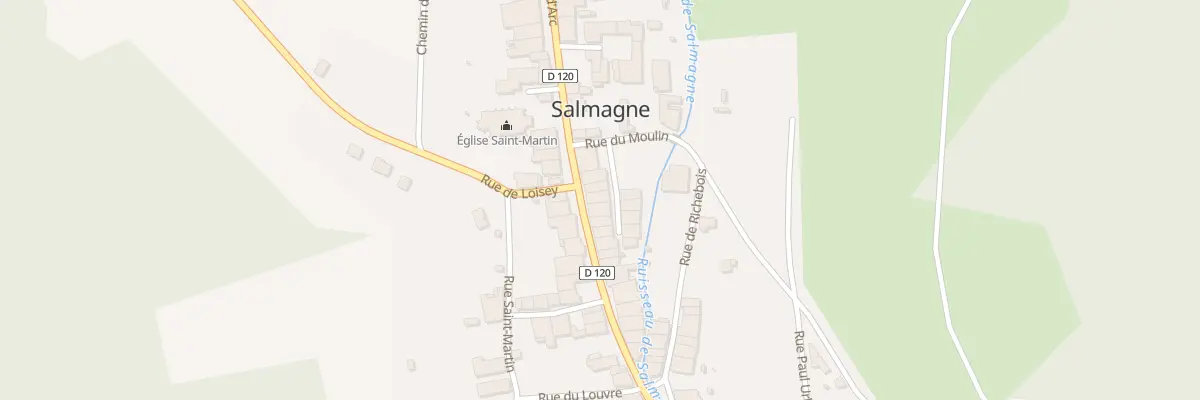 Plan du 28 Rue Jeanne d’Arc à Salmagne