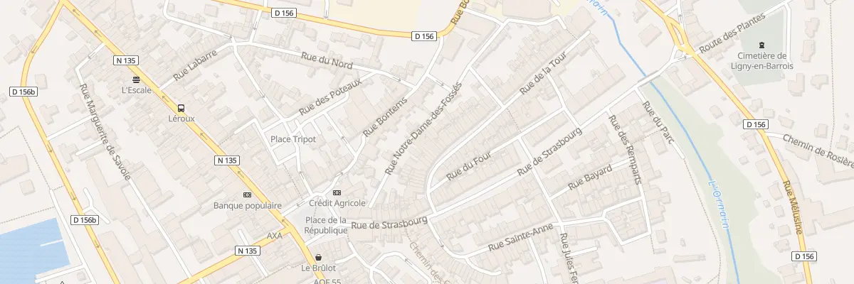 Plan du 25 Rue de la Tour à Ligny-en-Barrois