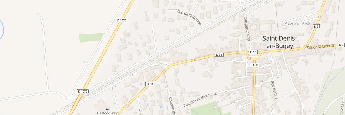 Plan du 38 Rue de la Republique à Saint-Denis-en-Bugey