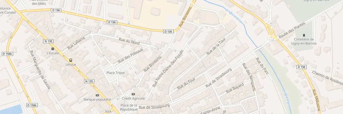 Plan du 42 Rue Bontems à Ligny-en-Barrois