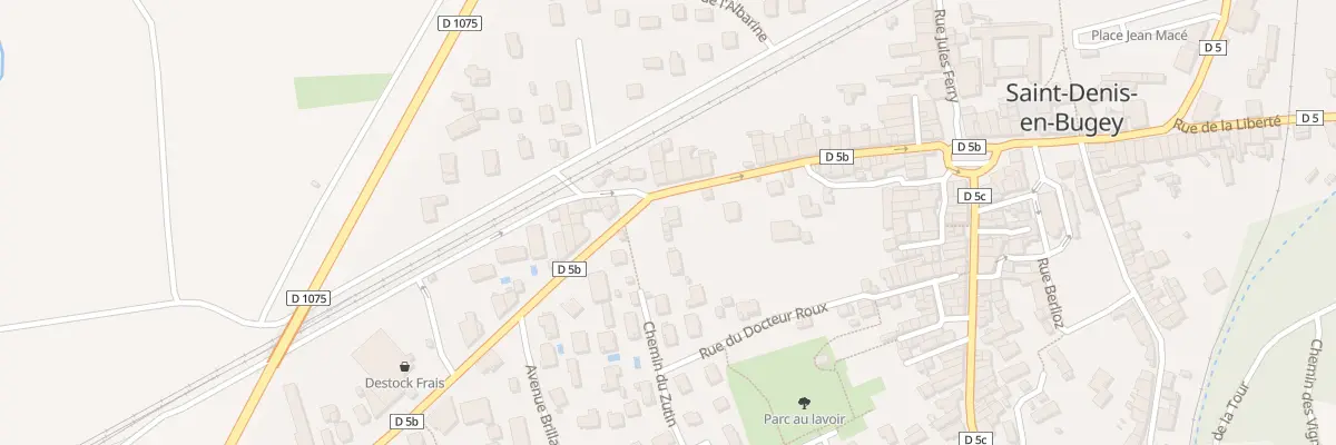 Plan du 29B Rue de la Republique à Saint-Denis-en-Bugey