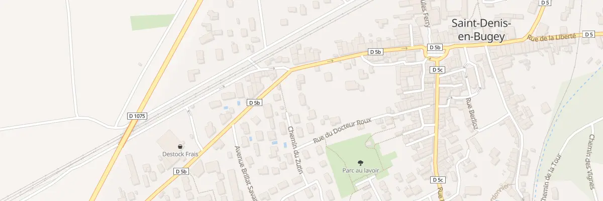 Plan du 29A Rue de la Republique à Saint-Denis-en-Bugey