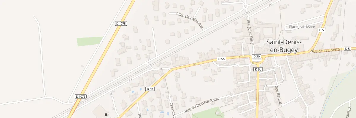 Plan du 36A Rue de la Republique à Saint-Denis-en-Bugey