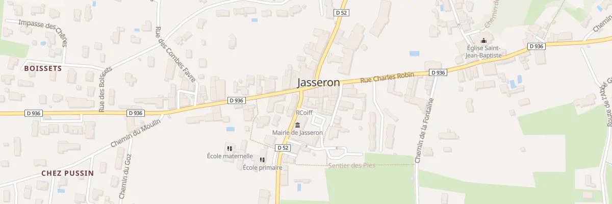 Plan du 15 Rue Julien Manissier à Jasseron