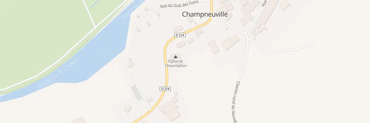 Plan du 3 Rue de l’Eglise à Champneuville