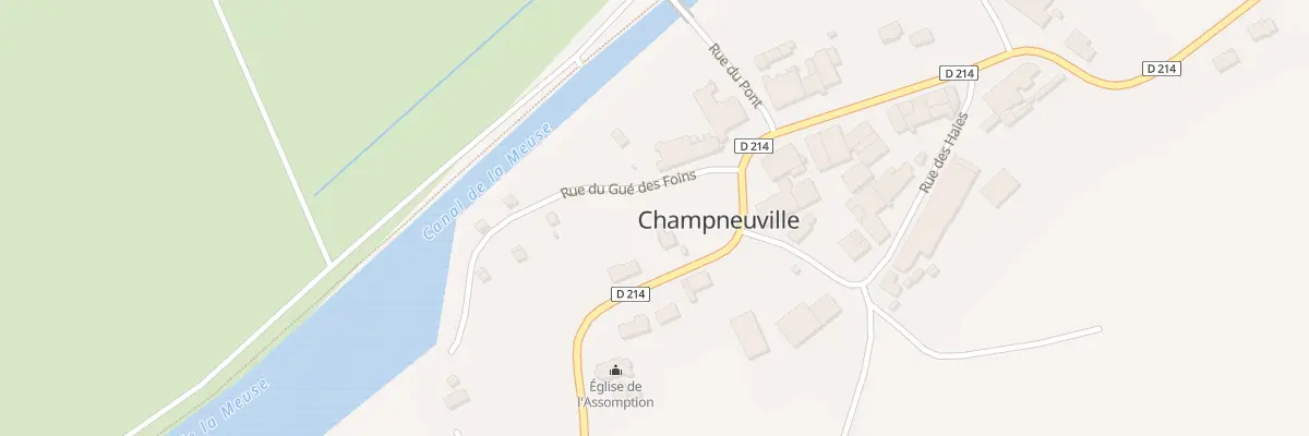 Plan du 2 Rue de l’Eglise à Champneuville