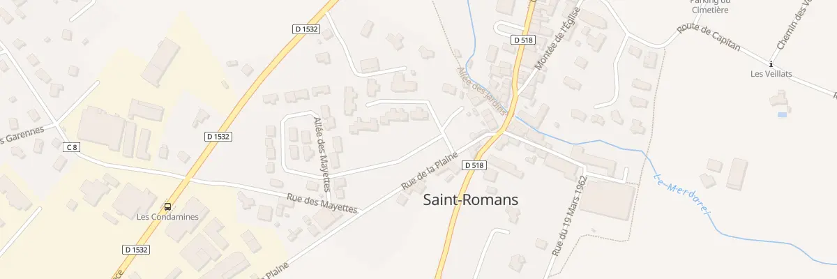 Plan du 34 Lot Les Lucioles à Saint-Romans