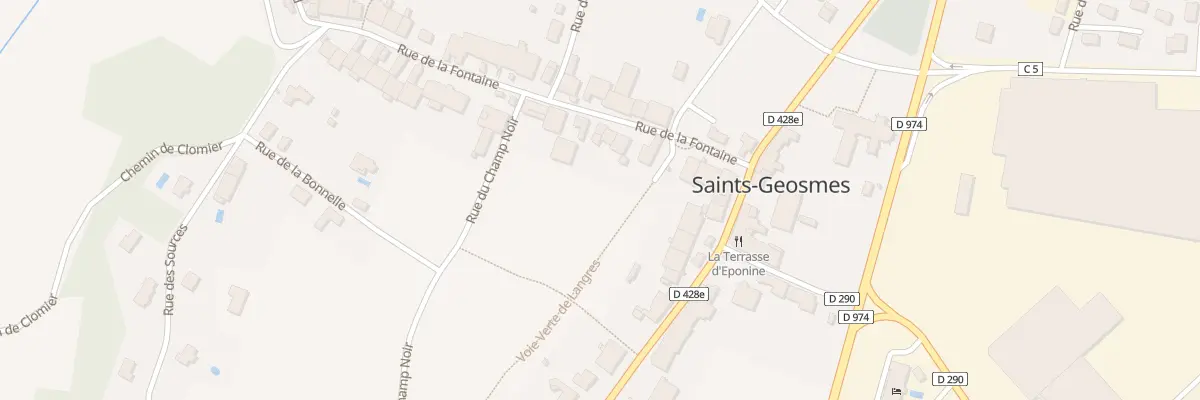 Plan du 11 Rue de la Fontaine à Saints-Geosmes