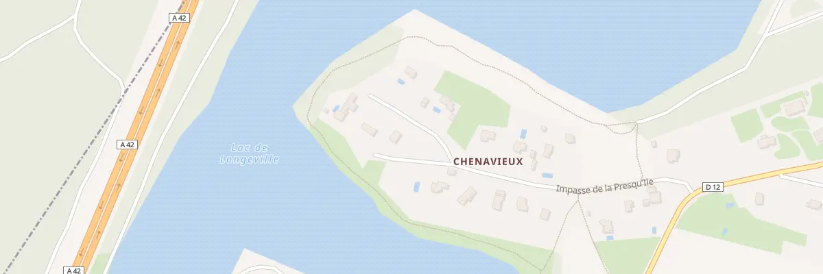 Plan du 373 Imp de la Presqu’île à Ambronay
