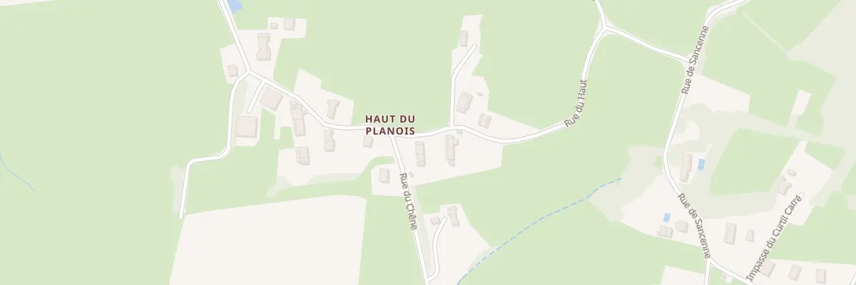 Plan du 52 Rue du Haut au Planois