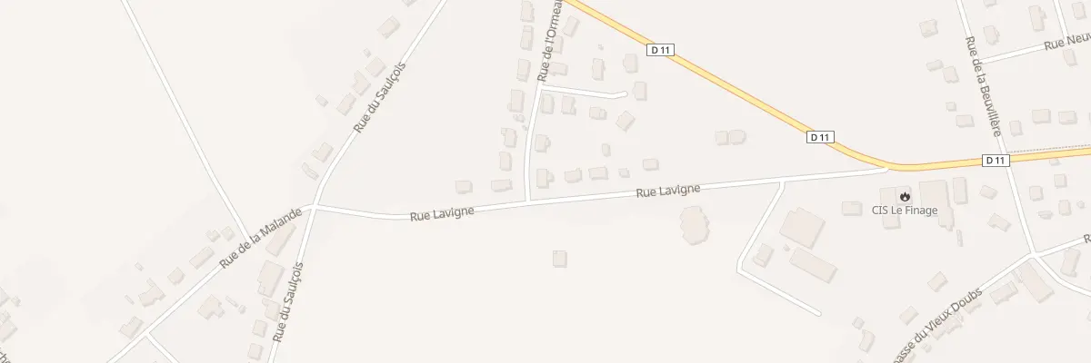 Plan du 2 Rue de l’Ormeau à Petit-Noir