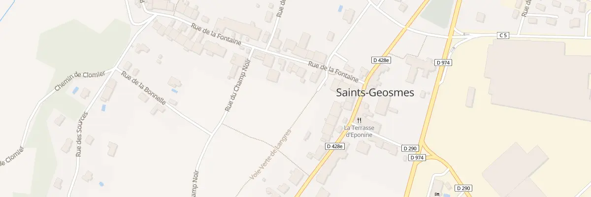 Plan du 9 Rue de la Fontaine à Saints-Geosmes
