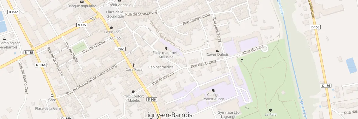 Plan du 23 Rue des Buttes à Ligny-en-Barrois