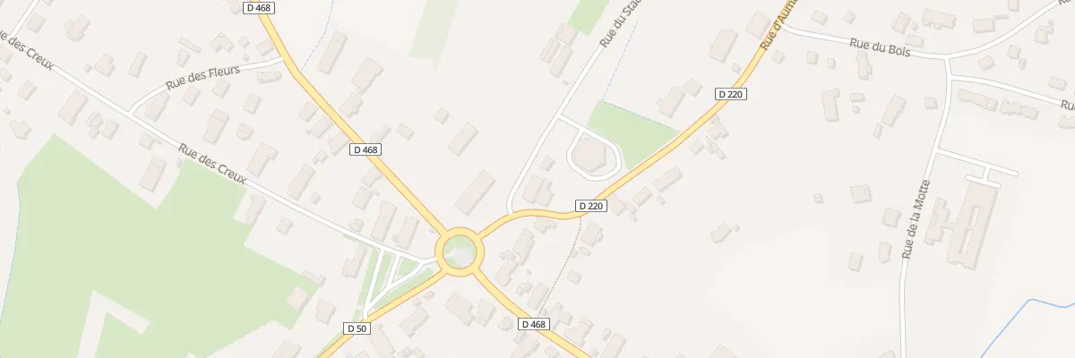 Plan du 2 Rue du Stade à Saint-Aubin