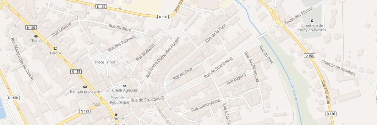Plan du 22 Rue de la Tour à Ligny-en-Barrois