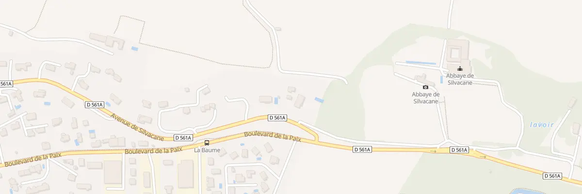Plan du 5484 Av de Silvacanne à La Roque-d’Anthéron