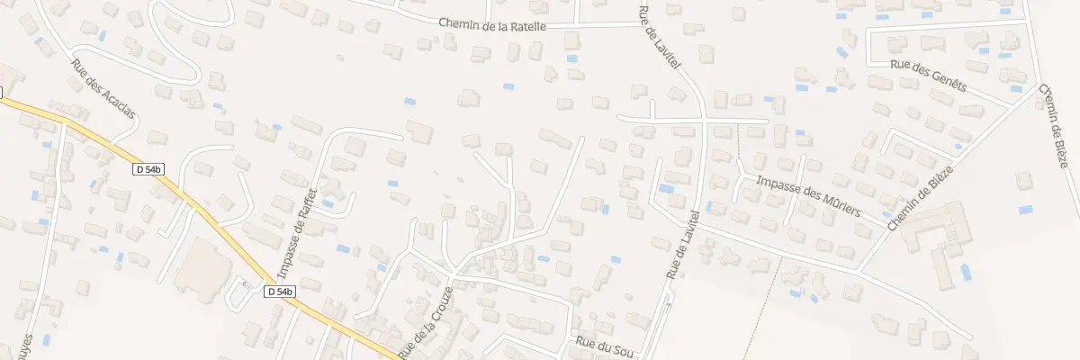 Plan du 227 Rue de la Crouze à Ruy-Montceau