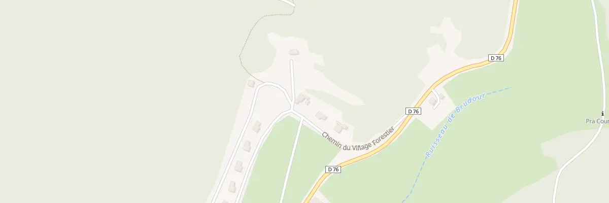 Plan du 210 Che du Village Forestier à Bouvante