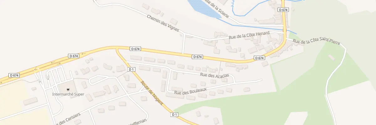 Plan du 23 Rue des Acacias à Rimaucourt
