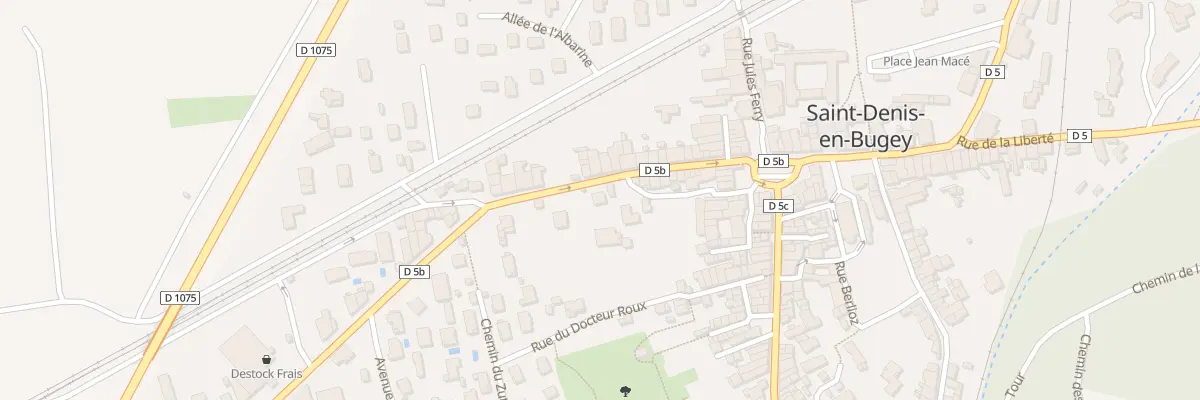 Plan du 23 Rue de la Republique à Saint-Denis-en-Bugey
