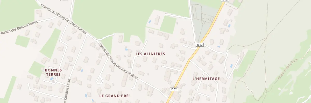 Plan du 86B Imp des Alinieres à Jasseron