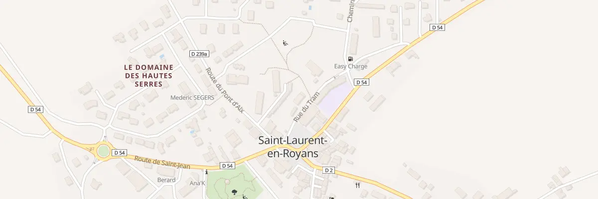 Plan du 75 Rue du Tram à Saint-Laurent-en-Royans