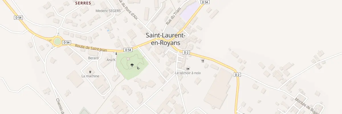 Plan du 5258A Le Village à Saint-Laurent-en-Royans
