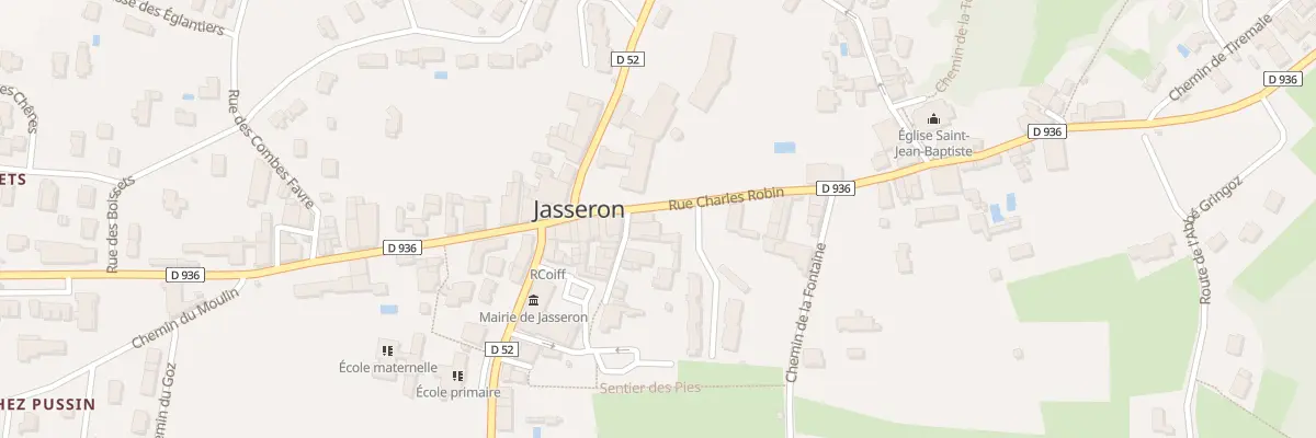 Plan du 322 Rue Charles Robin à Jasseron
