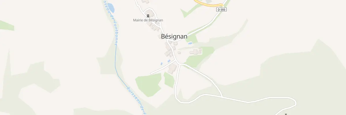 Plan du 5044 Fontbonne à Bésignan