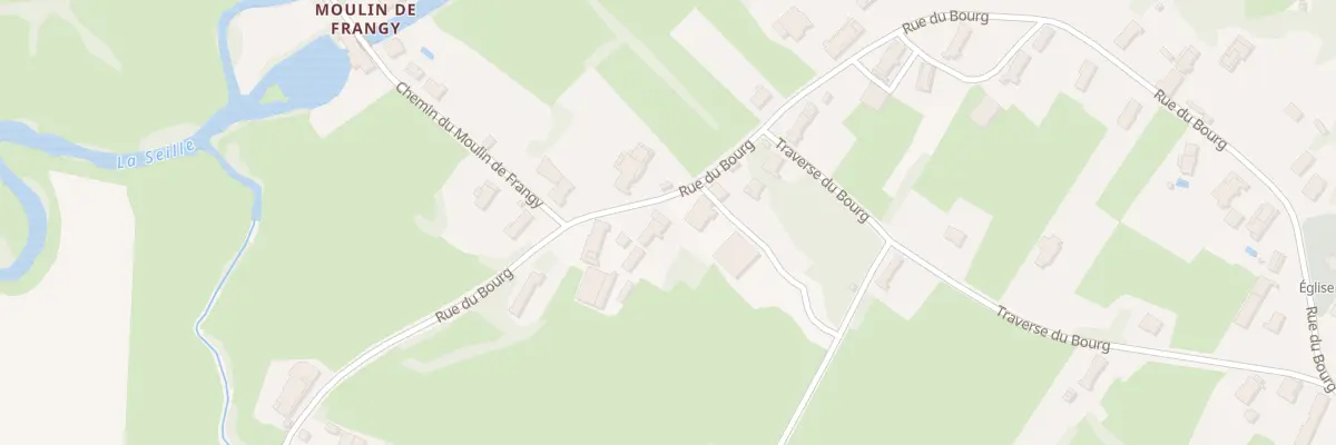 Plan du 869 Rue du Bourg à Frangy-en-Bresse