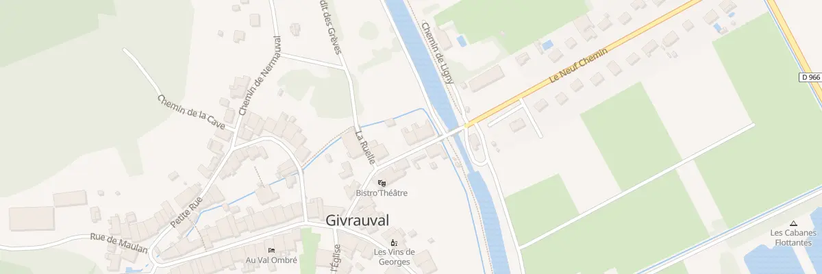 Plan du 4 Rue du Moulin à Givrauval