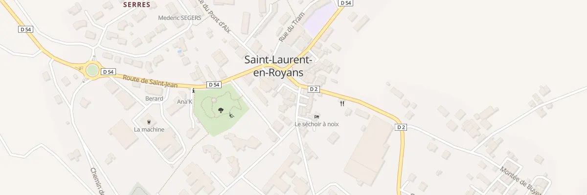 Plan du 7 Pl de la Mairie à Saint-Laurent-en-Royans