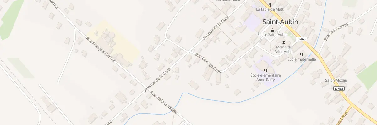 Plan du 2 Rue George Gros à Saint-Aubin