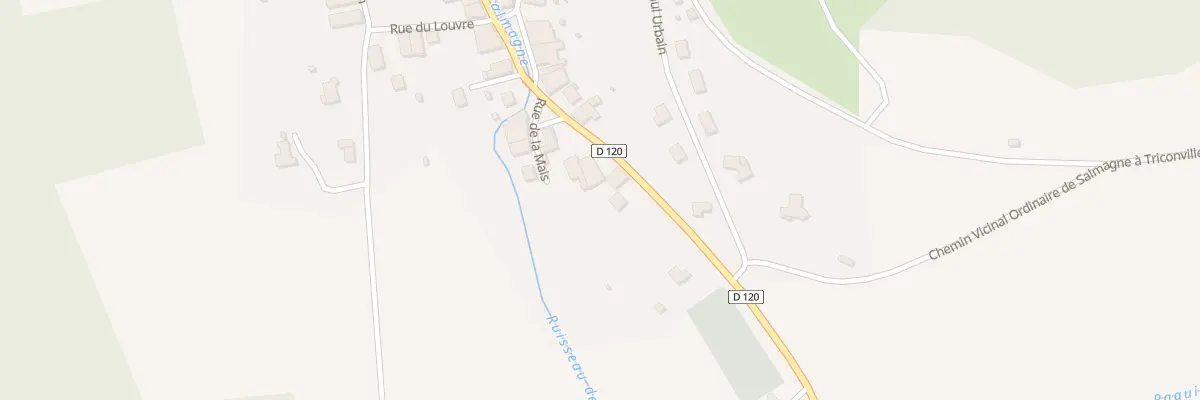 Plan du 3 Rue Jeanne d’Arc à Salmagne