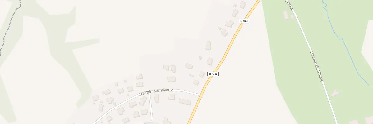 Plan du 1804 Rue du Centre à Châteauvilain