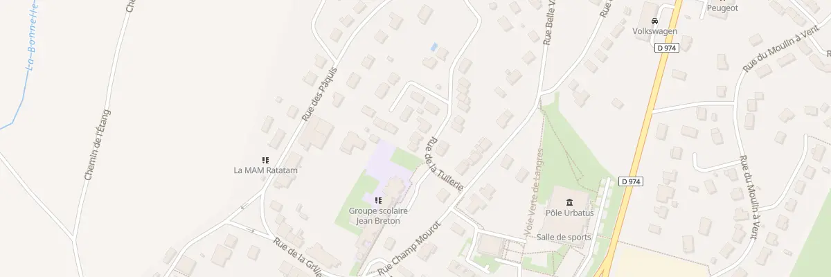 Plan du 3 Rue de la Tuilerie à Saints-Geosmes