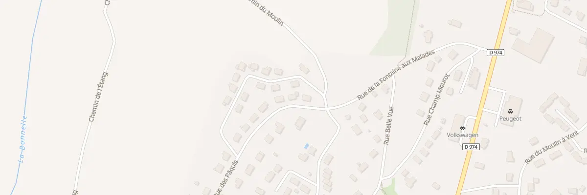 Plan du 21 Rue du Paquis à Saints-Geosmes
