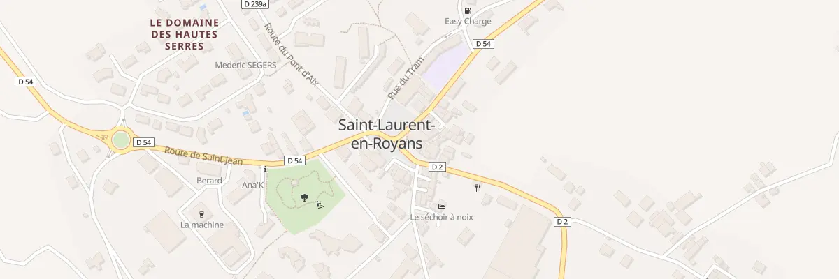 Plan du 15 Rte de l’Arps à Saint-Laurent-en-Royans