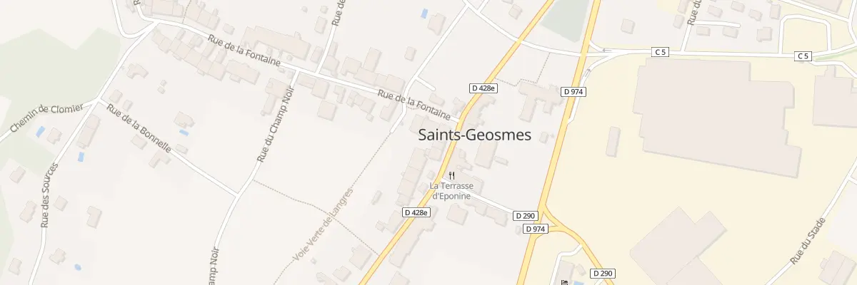 Plan du 8 Rte d’Auberive à Saints-Geosmes