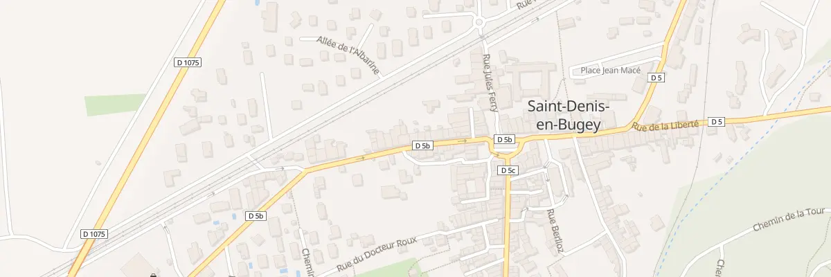 Plan du 22 Rue de la Republique à Saint-Denis-en-Bugey
