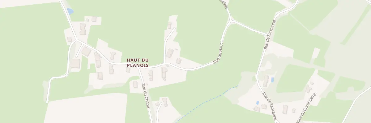Plan du 85 Rue du Haut au Planois