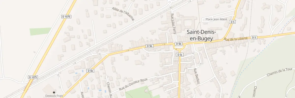 Plan du 21 Rue de la Republique à Saint-Denis-en-Bugey