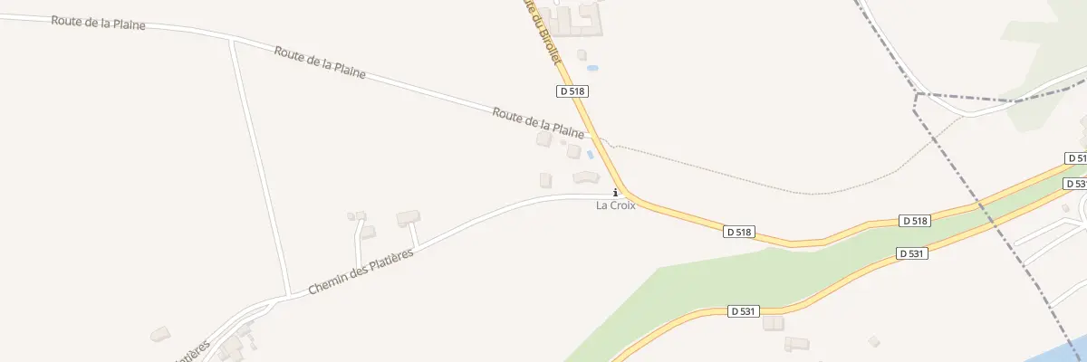 Plan du 80 Chem des Platieres à Auberives-en-Royans